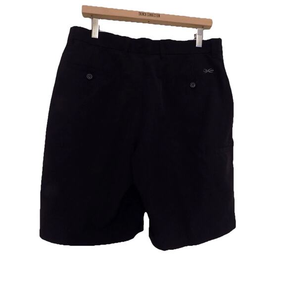 Liquid Yacht Wear Boat Bum bermuda golf shorts navy blue uniform shorts size 32 - Picture 2 of 9